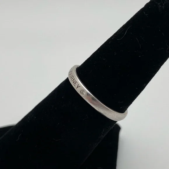 Sterling Silver 925 Joy in the Journey Gemstone Ring - Picture 3 of 7